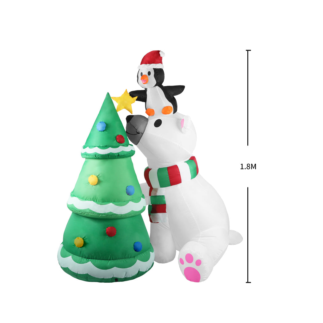 Inflatable Christmas Decor Polar