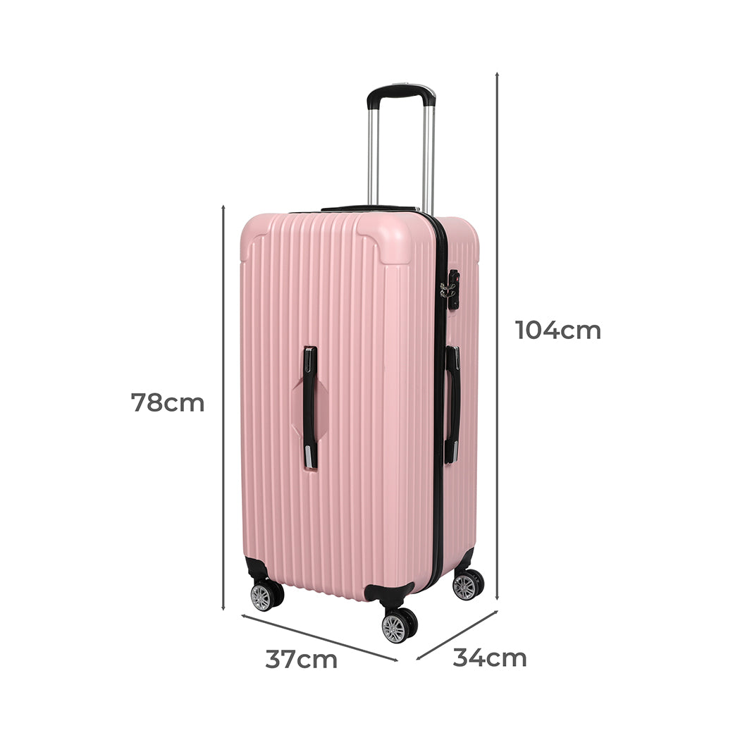 30" Trunk Luggage Travel Pink