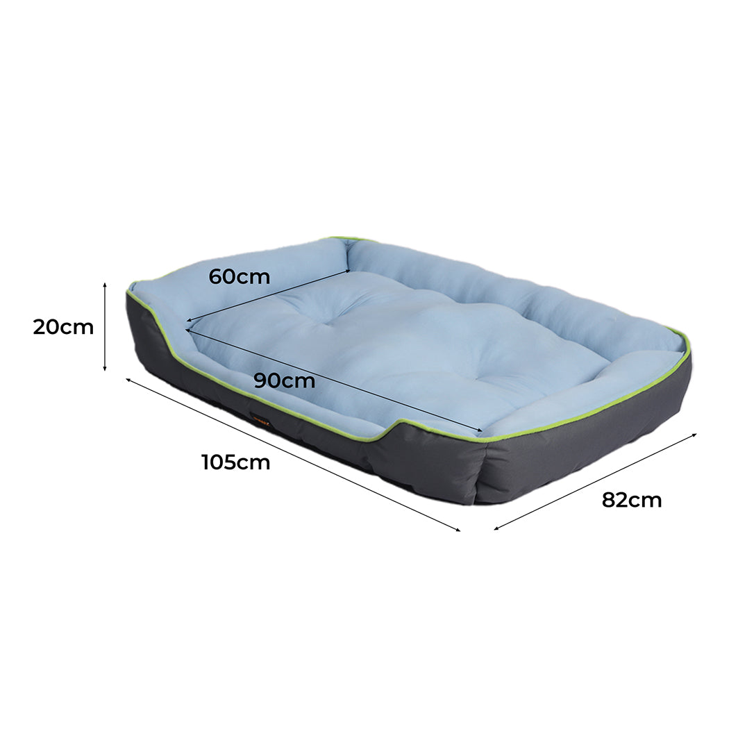 Pet Cooling Bed Sofa Mat Bolster X-Large