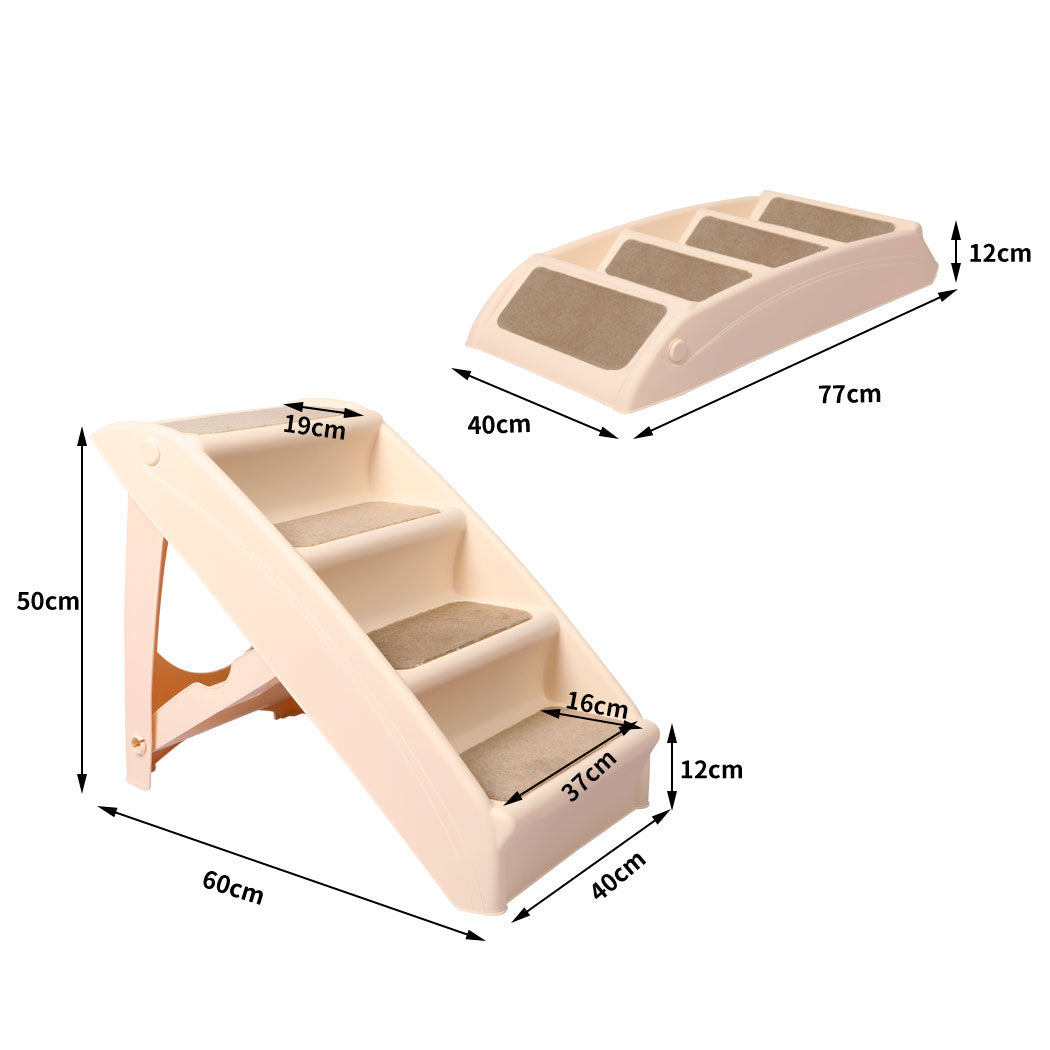 Pet Ramp Indoor Dog Steps Stair Brown