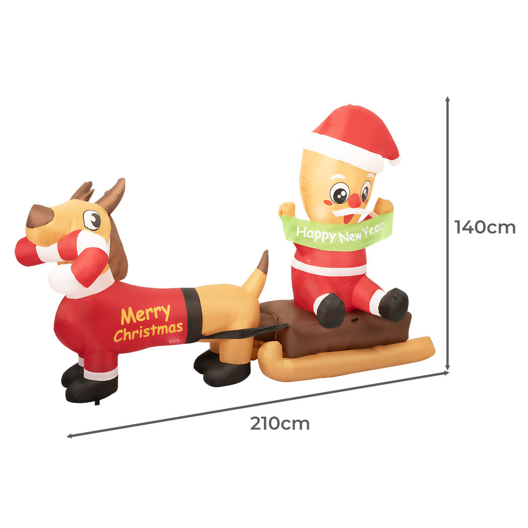 Christmas Inflatable 2.1M Xmas