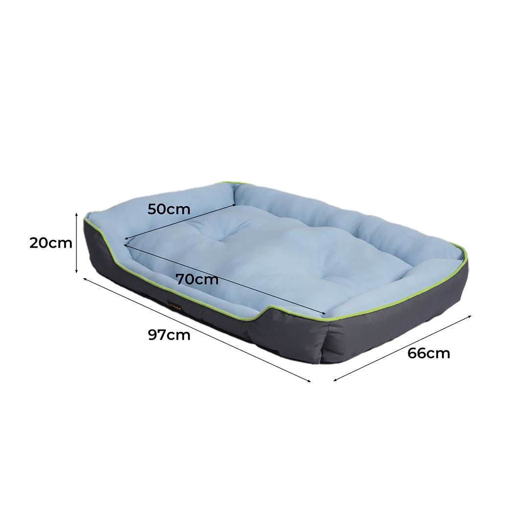 Pet Cooling Bed Sofa Mat Bolster Large