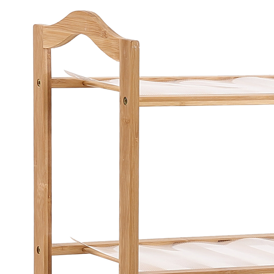 Shoe Rack Bamboo Storage Wooden