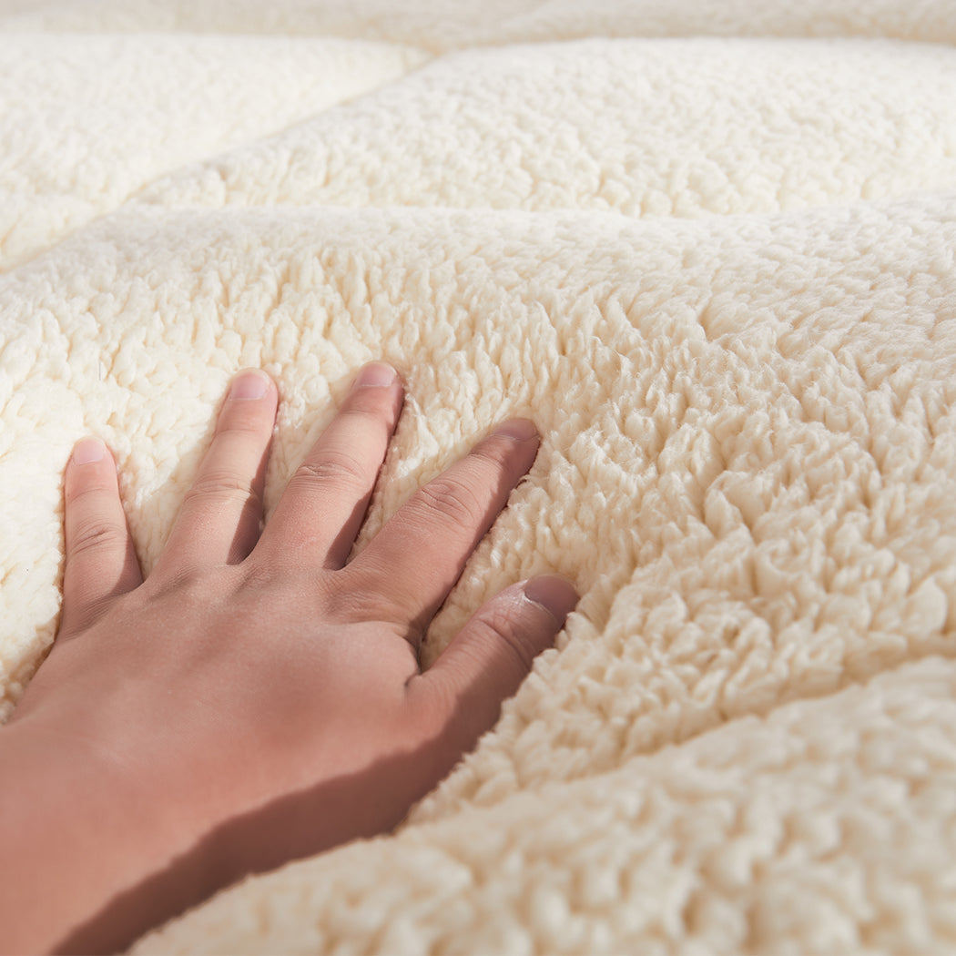 Mattress Topper 100% Wool Underlay Single