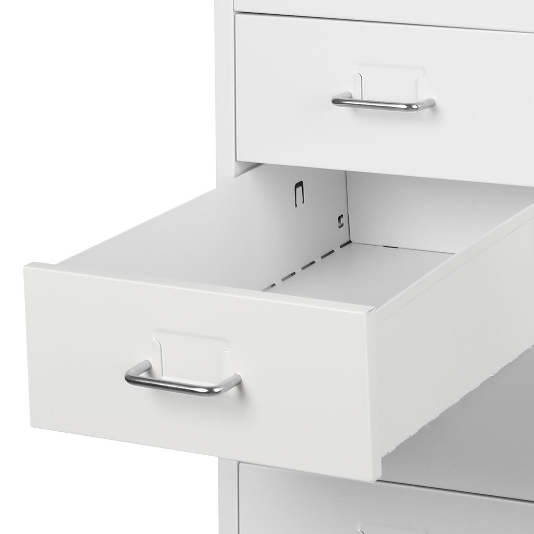 Office Cabinet 8 Drawer Drawers White