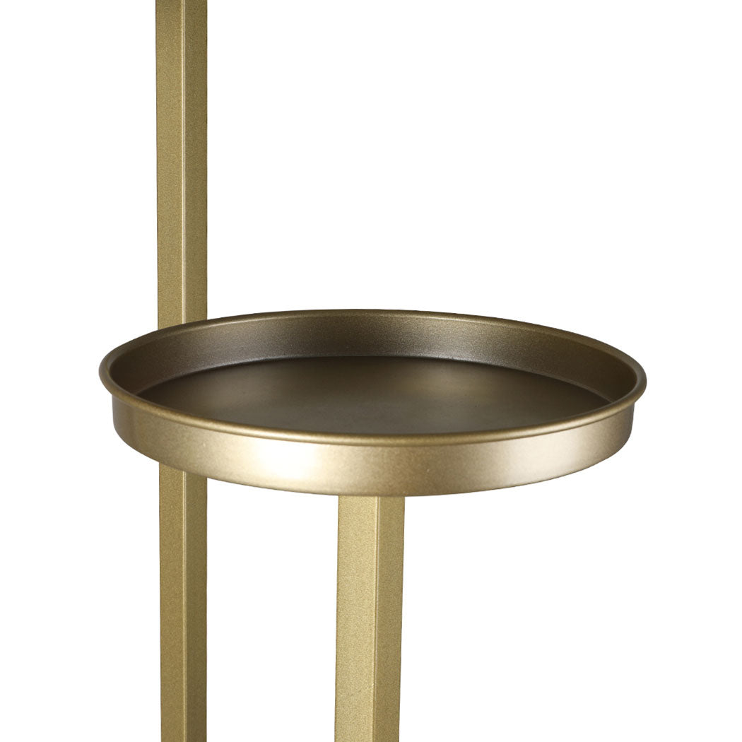 Plant Stand Outdoor Indoor Flower Gold Large