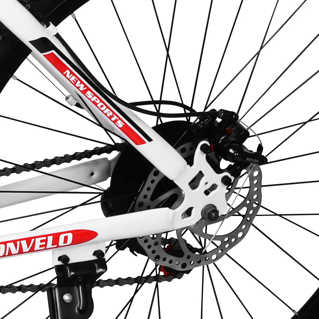 Monvelo 29'' Mountain Bicycle White Black,Red,White