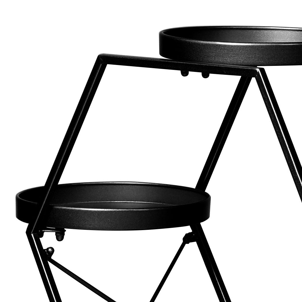 Plant Stand Garden Outdoor Indoor Black