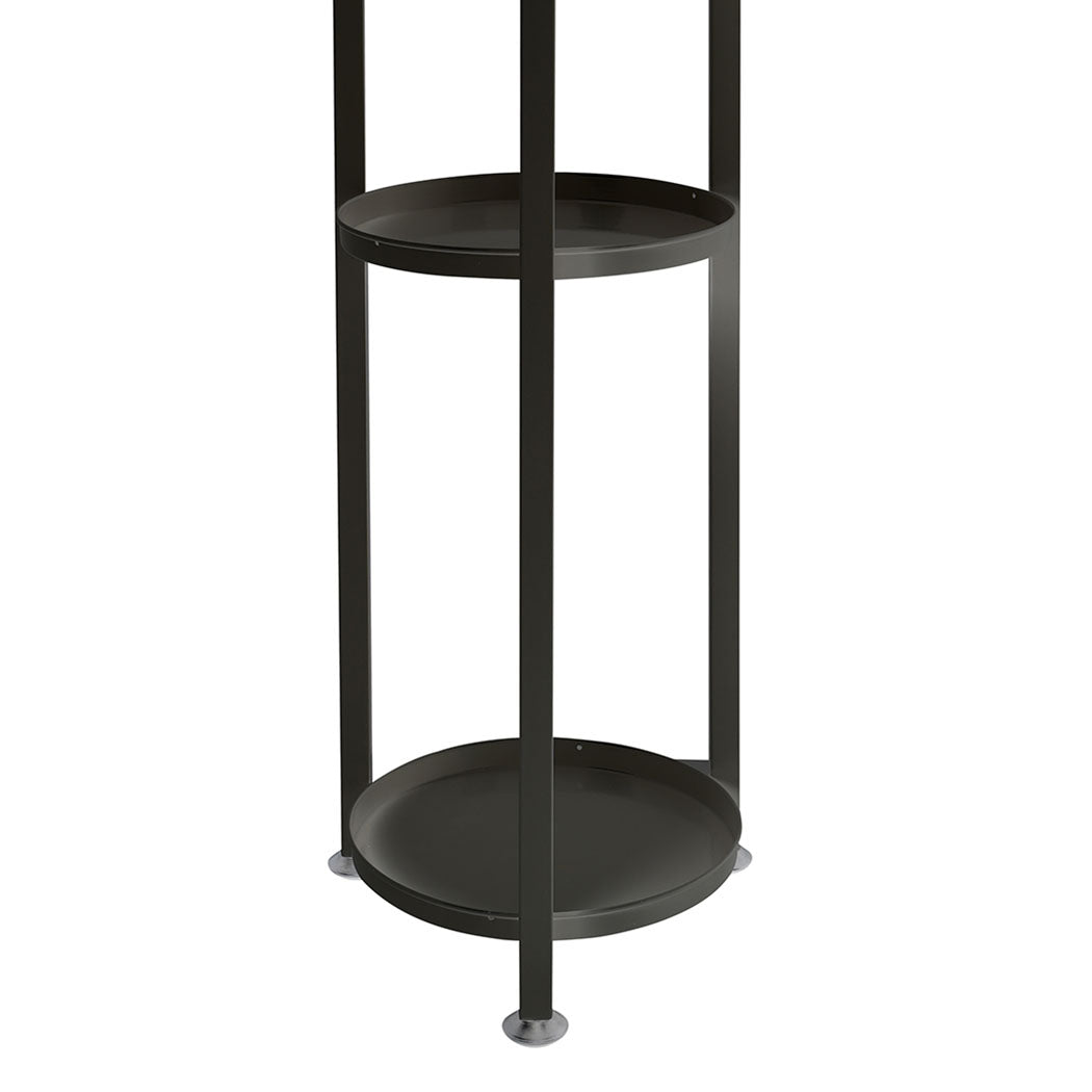 Plant Stand Outdoor Indoor Flower Black Medium