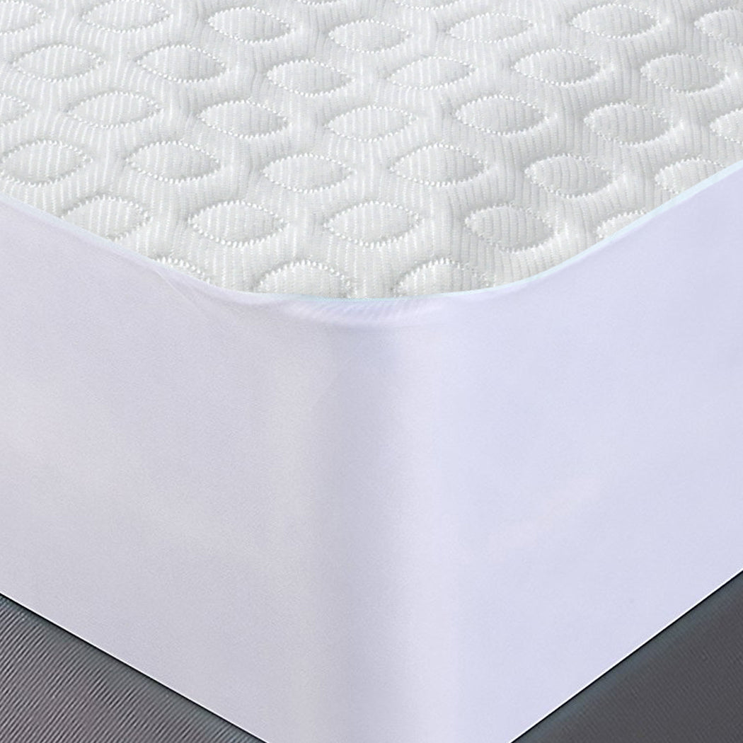 Mattress Protector Topper Polyester Single