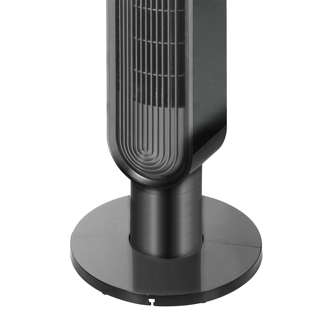 Portable Bladeless Tower Fan Black