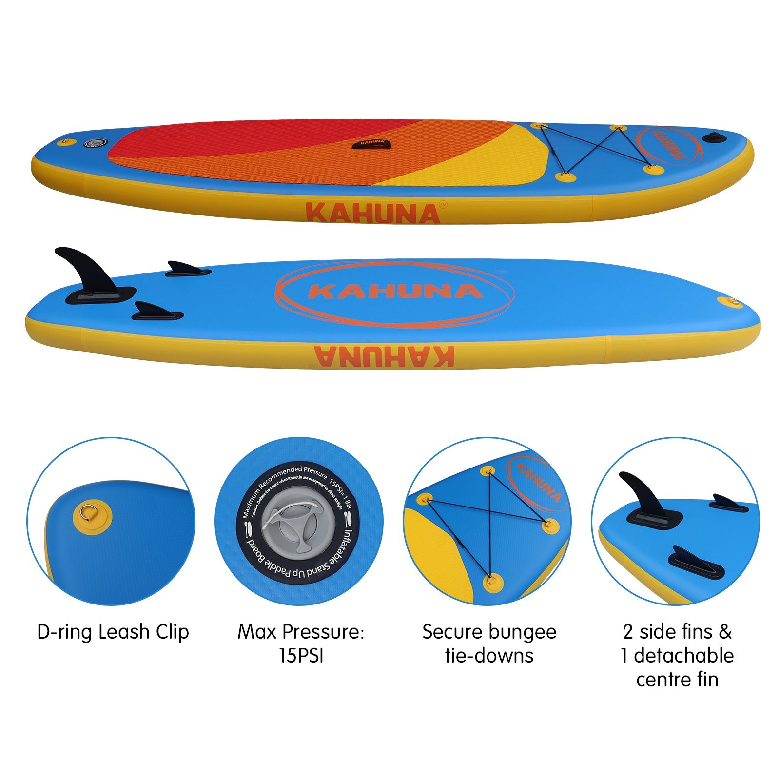 Inflatable Stand Up Paddle Board 10FT w/ iSUP Accessories