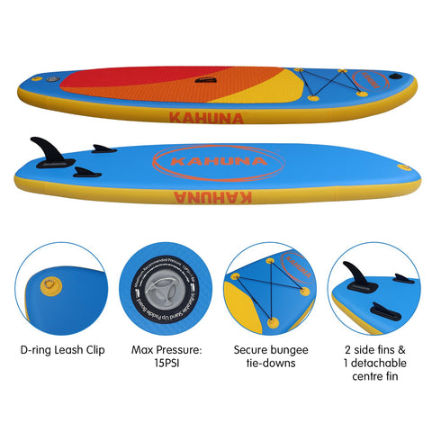 Inflatable Stand Up Paddle Board 10FT w/ iSUP Accessories