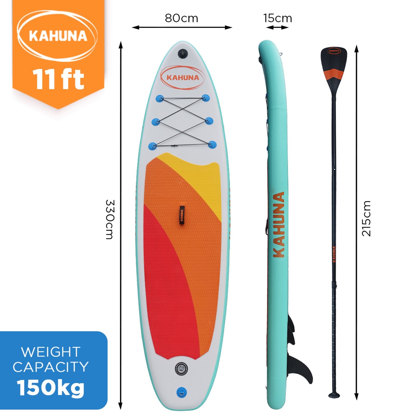 Inflatable Stand Up Paddle Board 11FT SUP Paddleboard