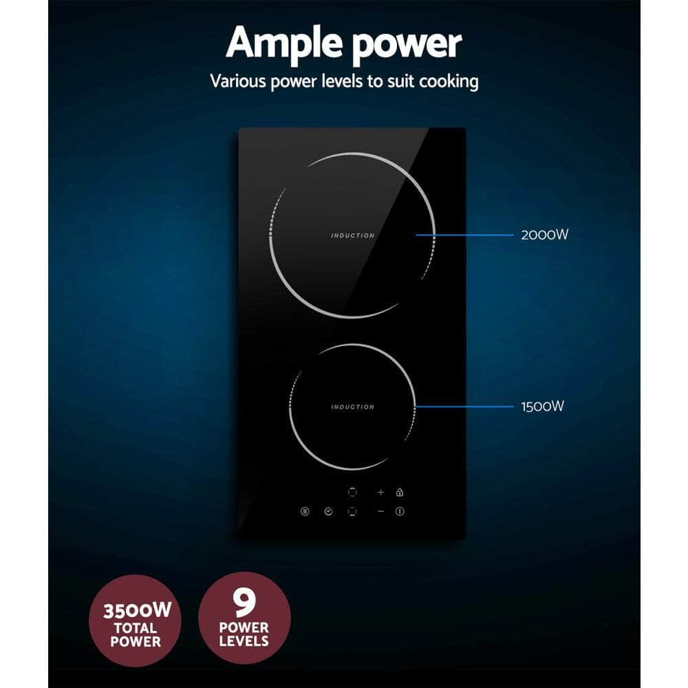 Induction Cooktop Electric Ceramic Glass Kitchen Cooker 30cm