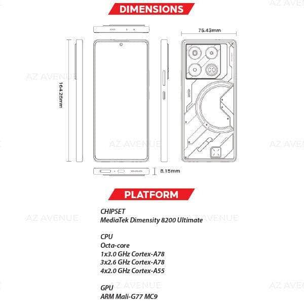 "Infinix GT 20 Pro: 12GB+256GB, Dual SIM, Unlocked, Silver