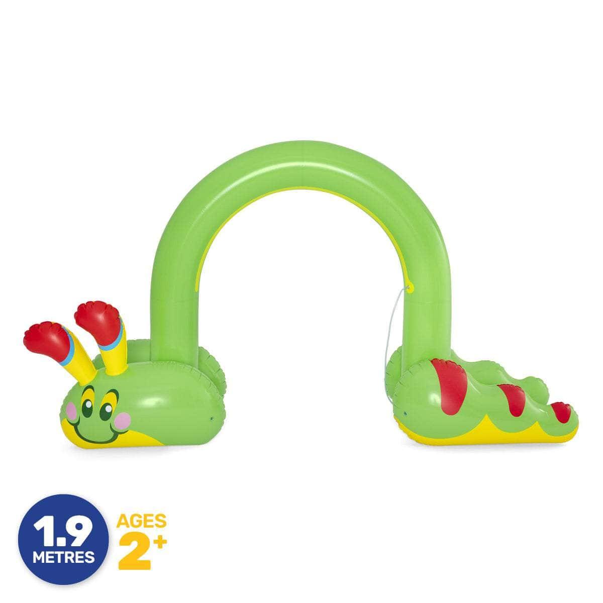 Inflatable Caterpillar Sprinkler Jumbo Sized Bright Design