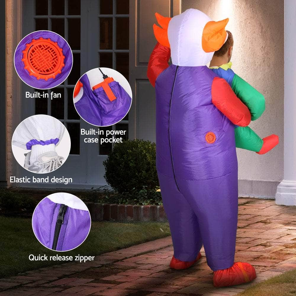 Inflatable Clown Costume For Adults