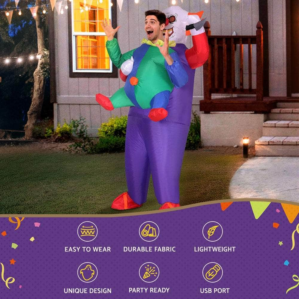 Inflatable Clown Costume For Adults