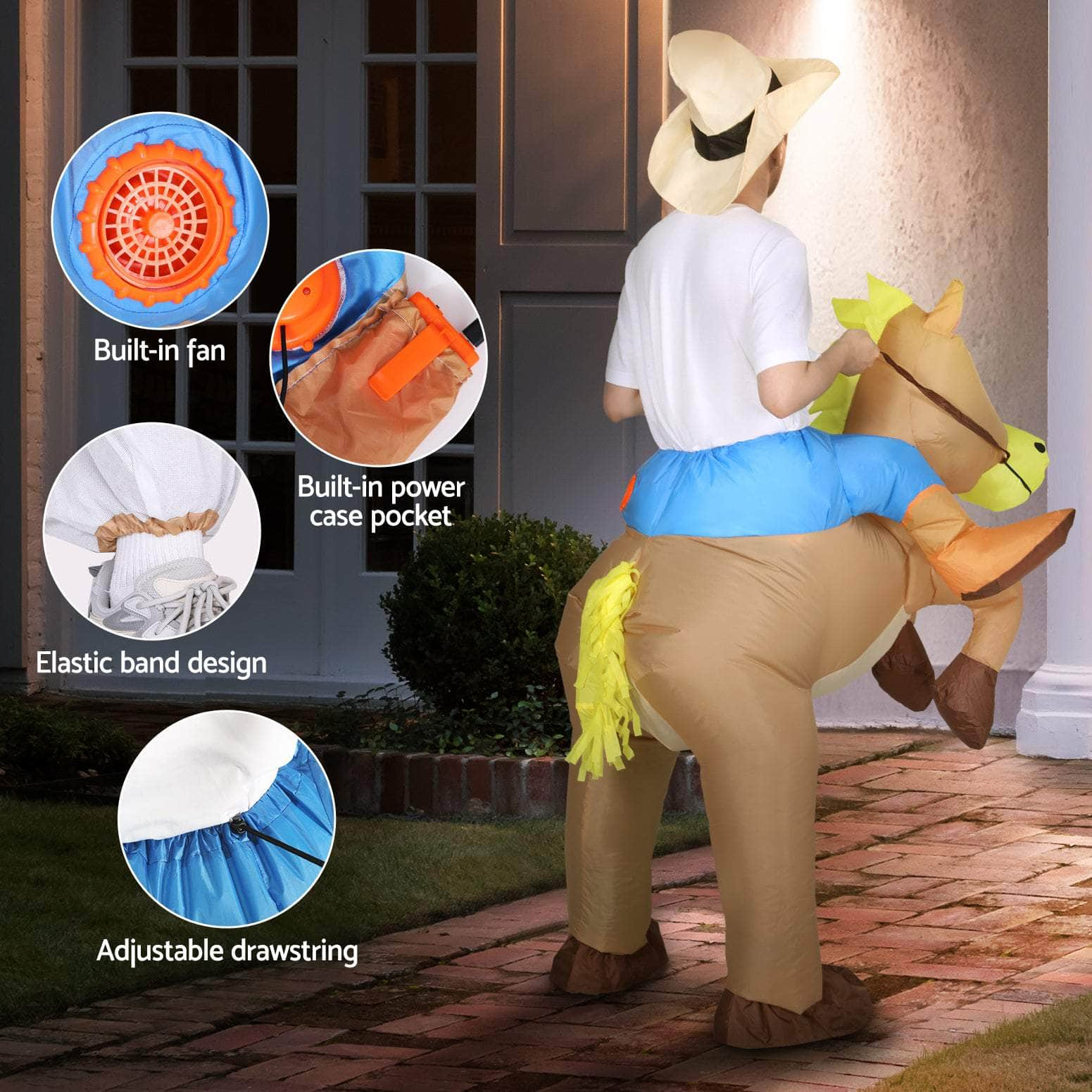 Inflatable Cowboy Costume For Adults