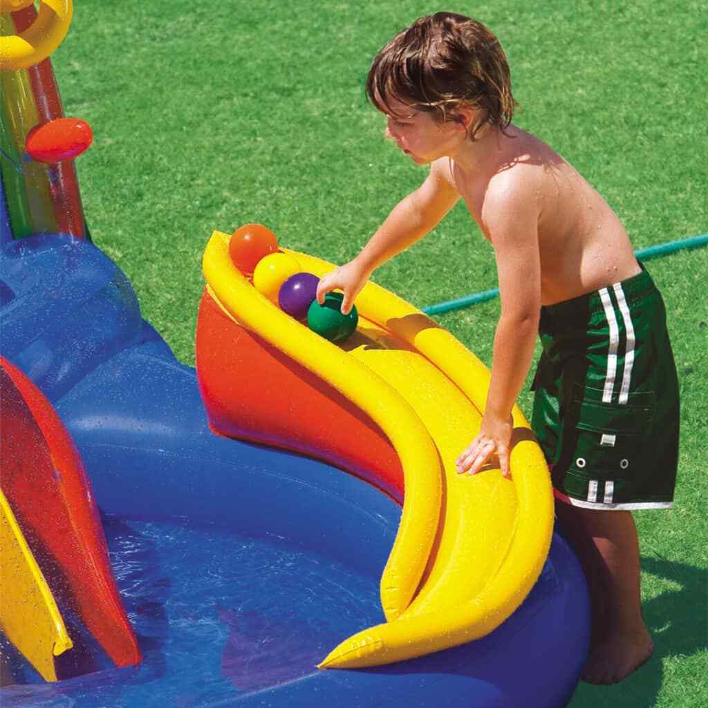 Inflatable Kids Rainbow Ring Water Play Center Kids Au 57453Np