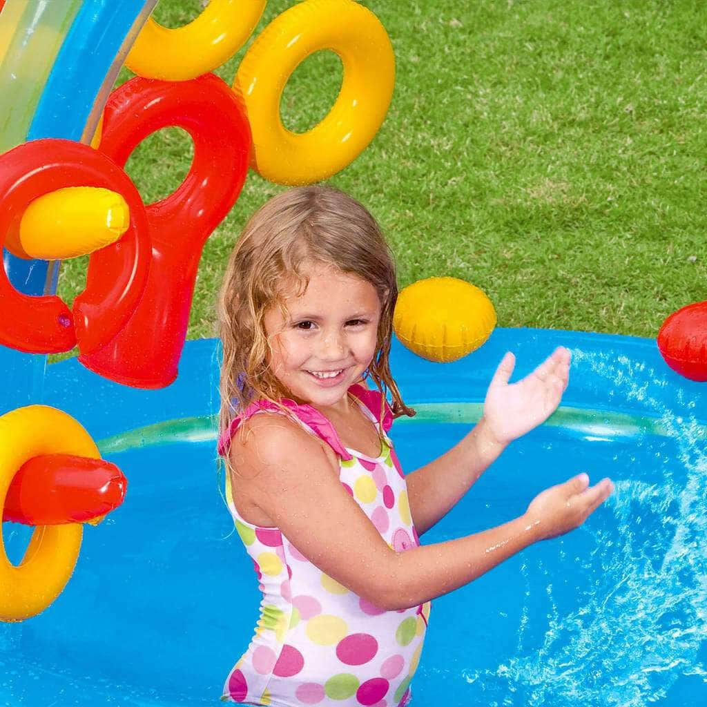 Inflatable Kids Rainbow Ring Water Play Center Kids Au 57453Np