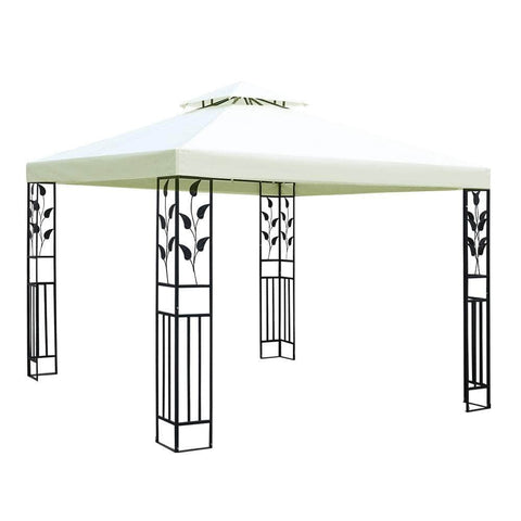 Instahut Gazebo 3x3m Marquee Outdoor Party Wedding Gazebos Tent Iron Art