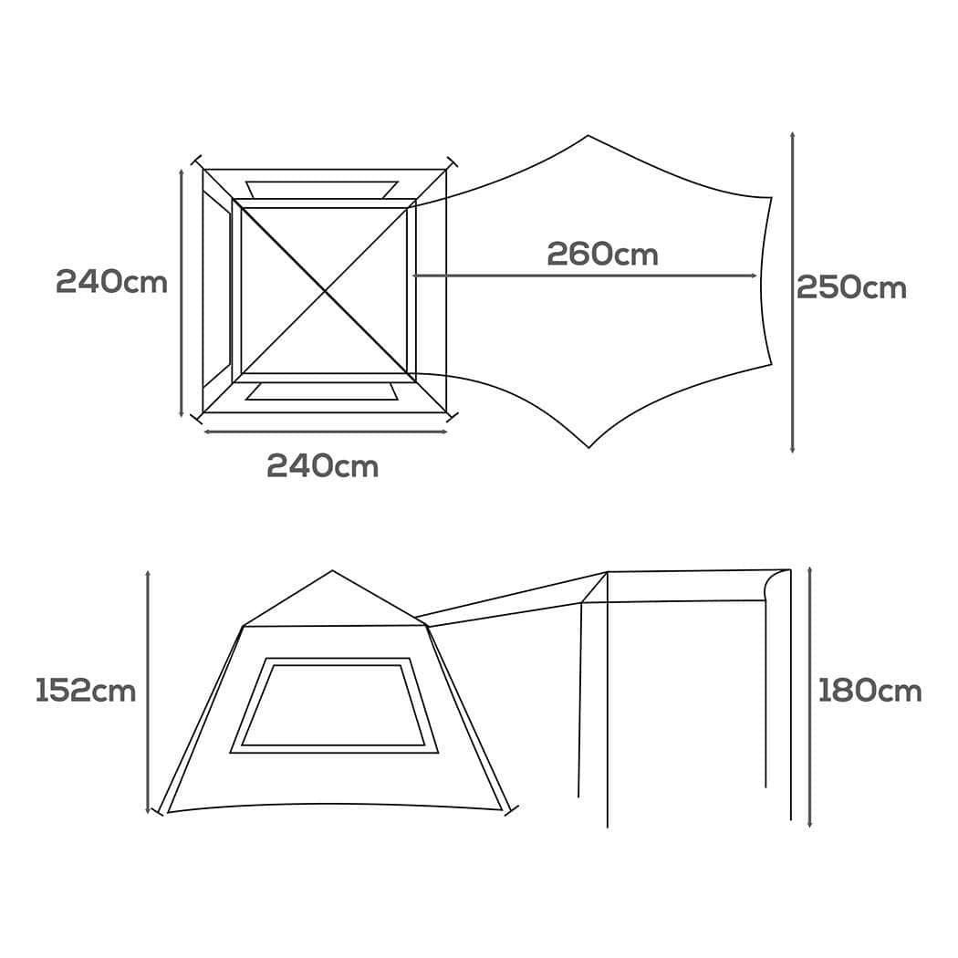 Instant Pop up Tent Automatic