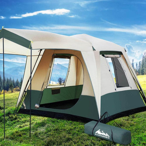 Instant Up Camping Tent 4 Person Pop Up Tents Family Hiking Dome Camp