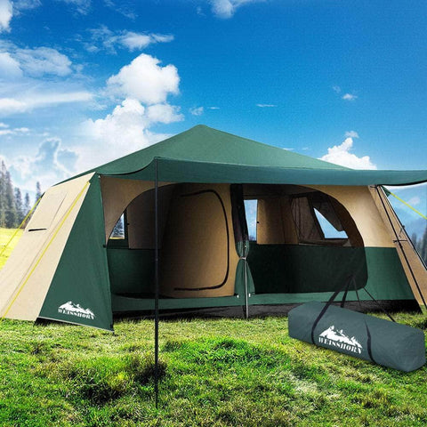 Instant Up Camping Tent 8 Person Pop Up Tents Family Hiking Dome Camp