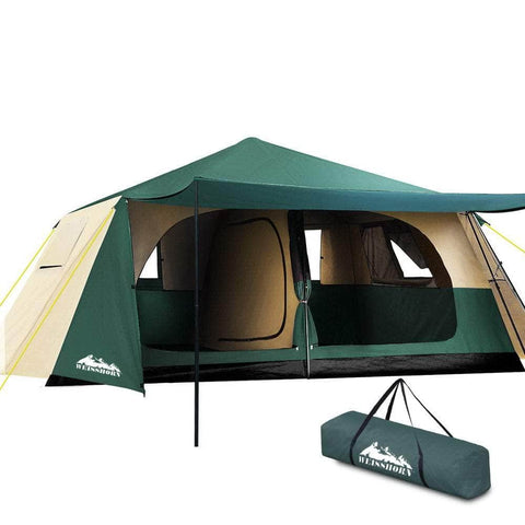 Instant Up Camping Tent 8 Person Pop Up Tents Family Hiking Dome Camp