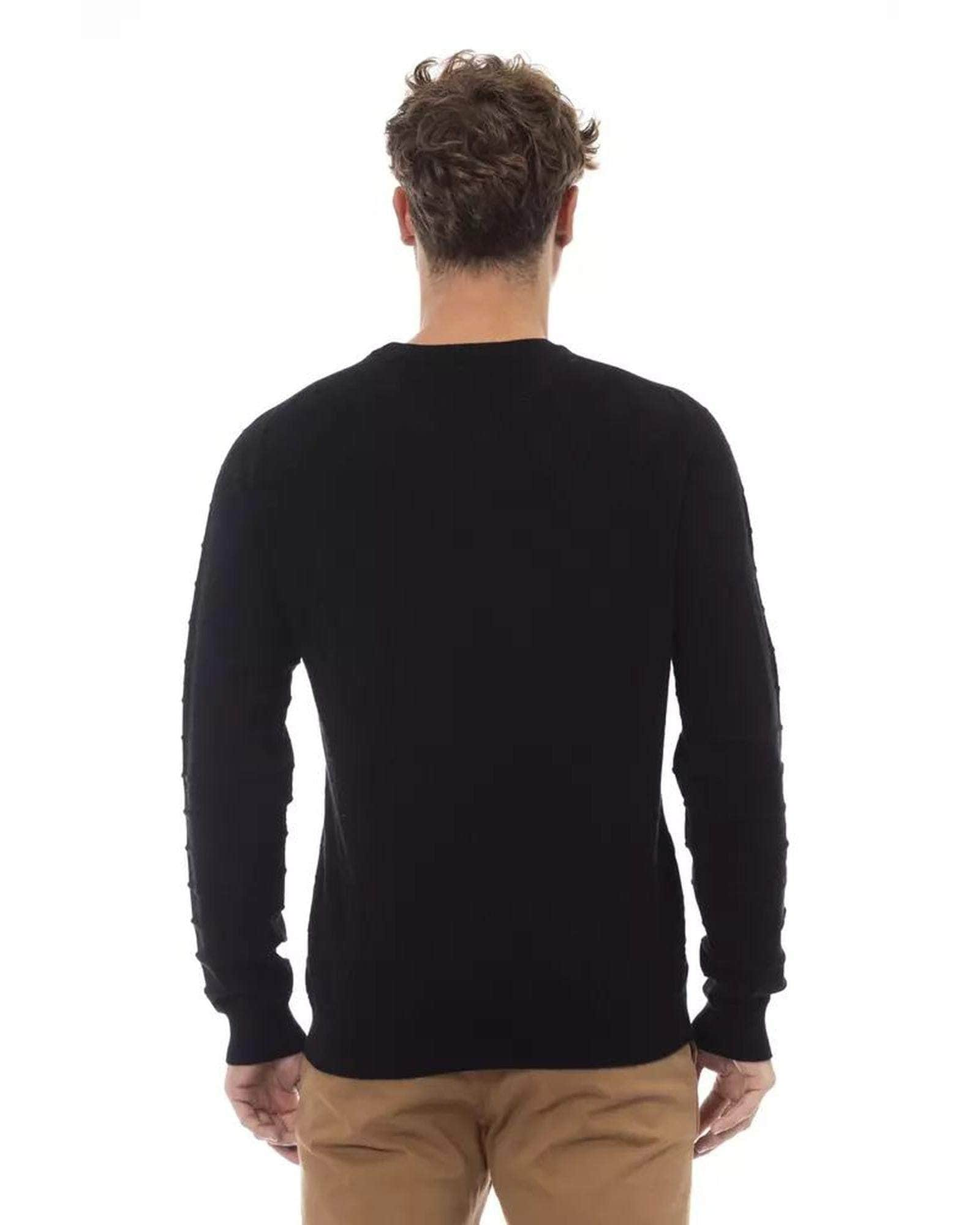 Italian Sky Alpha Studio Men'S Viscose Sweater