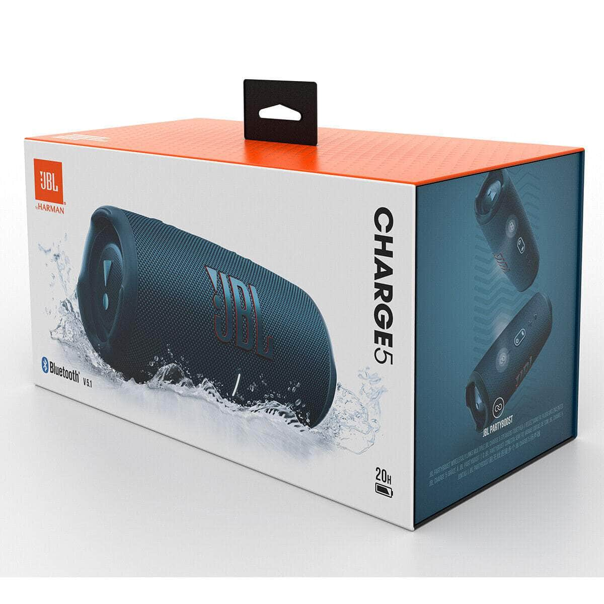 JBL Charge 5 Portable Waterproof Speaker Blue JBLCHARGE5BLU