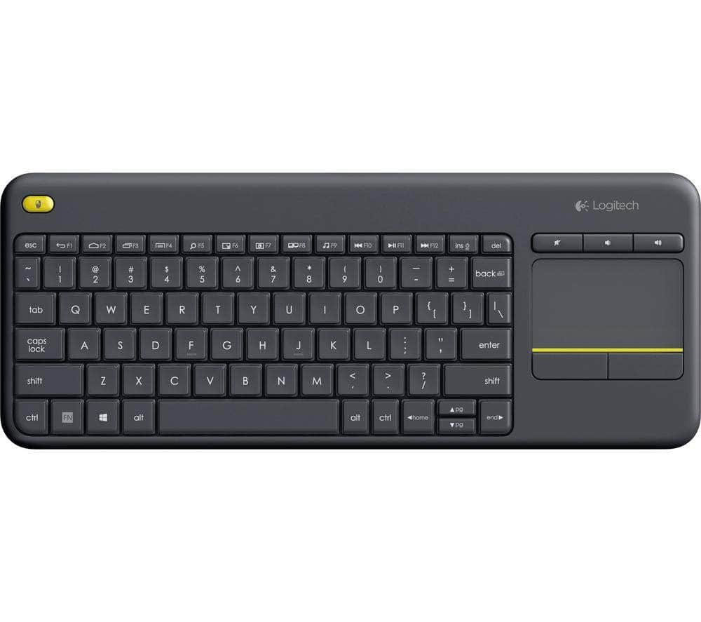 K400 Plus Touch Wireless Keyboard - Black (920-007165)