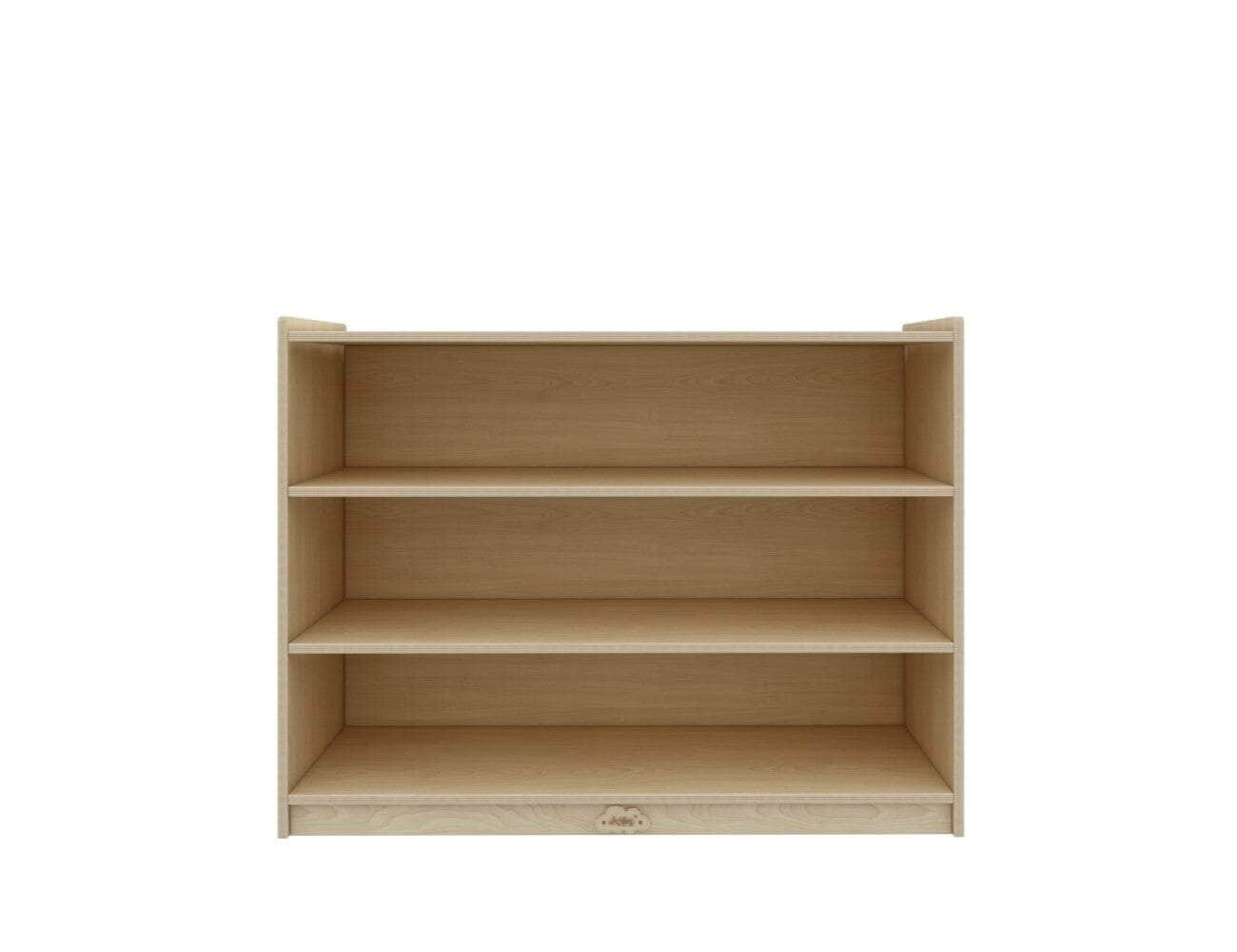 Kids 3 Shelf Wooden Bookcase Organiser Storage - H76cm