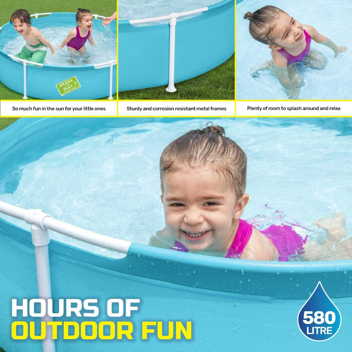 Kids Above Ground Pool Quality Construction 580 Litre