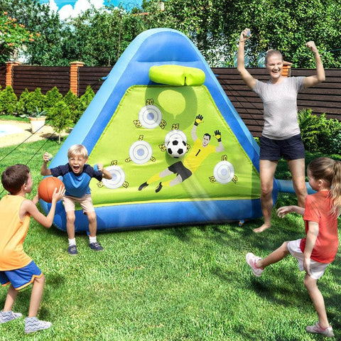 Kids Inflatable Soccer Basketball Outdoor Play Board