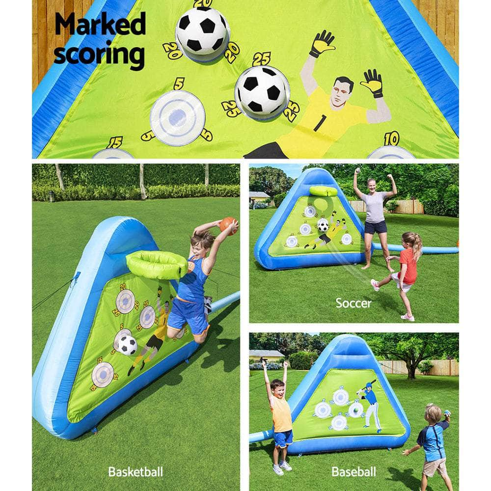 Kids Inflatable Soccer Basketball Outdoor Play Board