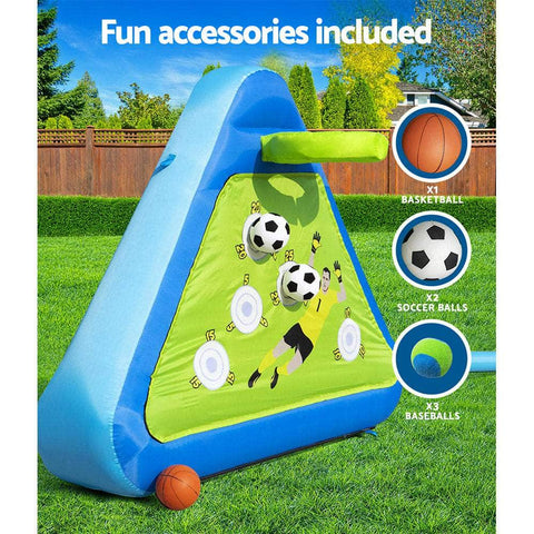 Kids Inflatable Soccer Basketball Outdoor Play Board