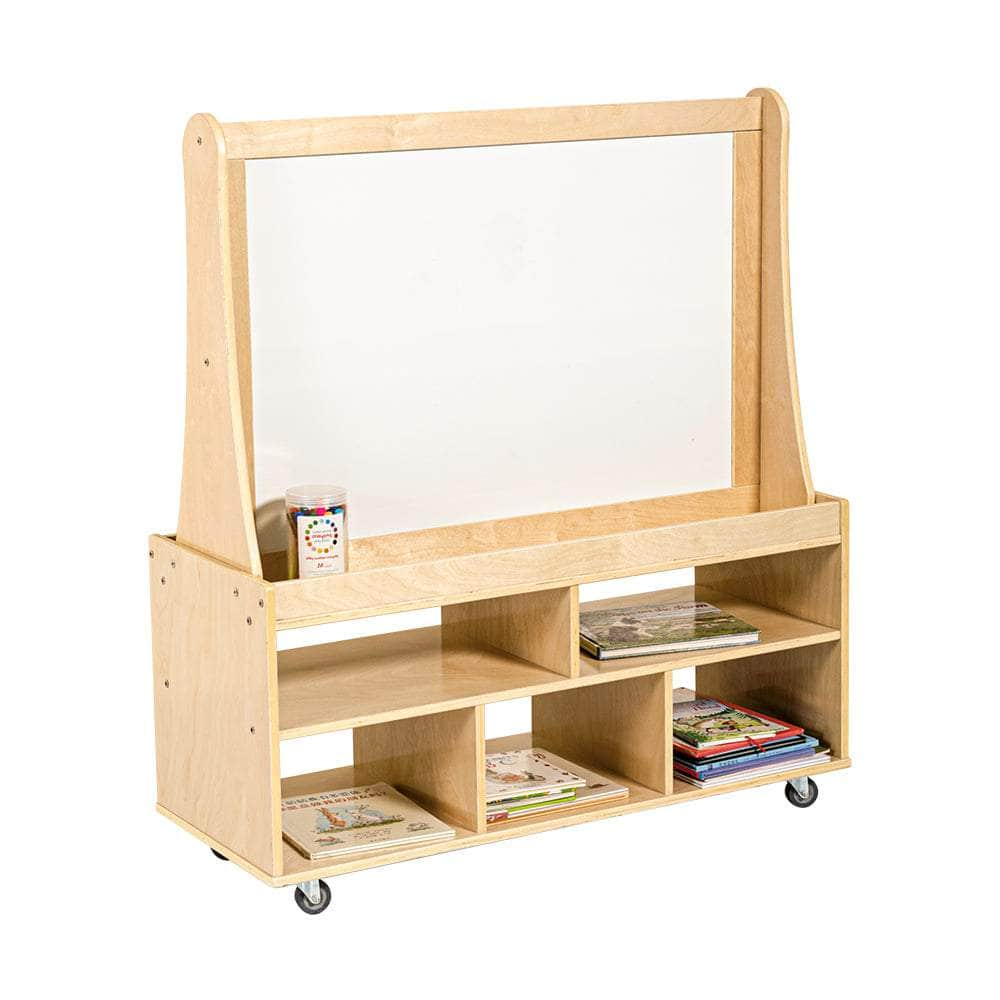 Kids Magnetic Standing Easel White and Black Board