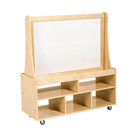 Kids Magnetic Standing Easel White and Black Board