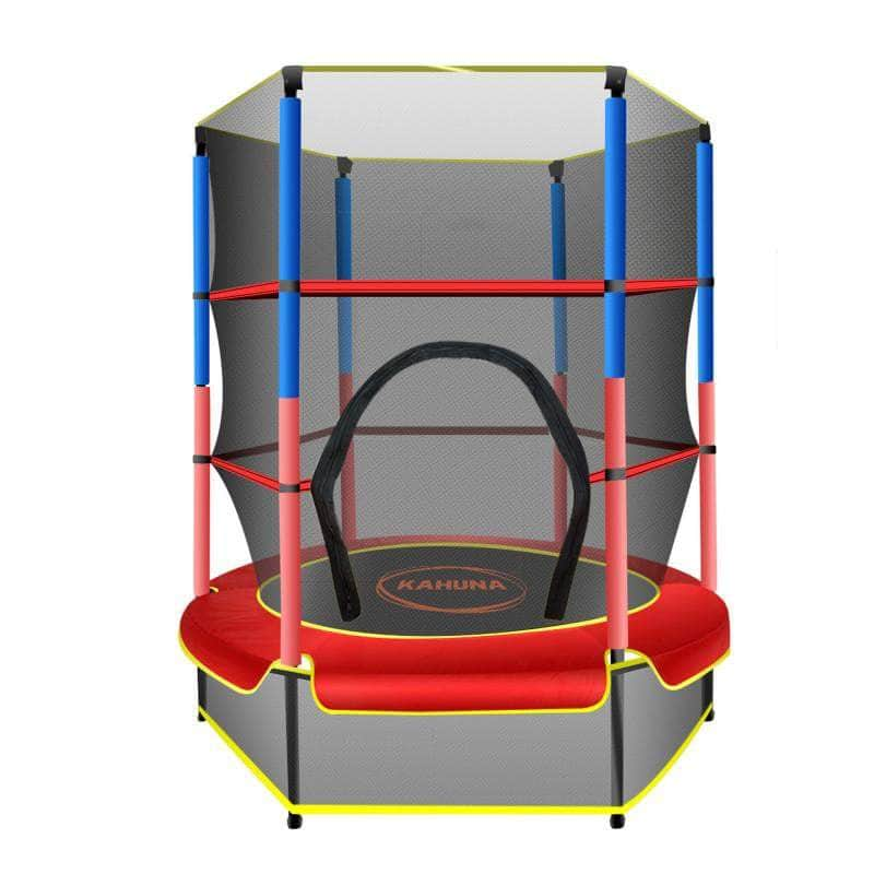 Kids Mini 4.5 ft Trampoline - Red Blue