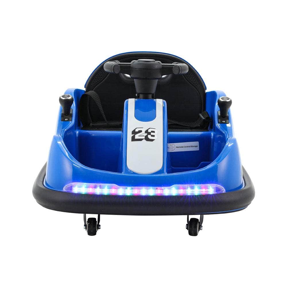 Kids Ride On Car Bumper Kart 6V Electric Toys Cars Remote Control Blue