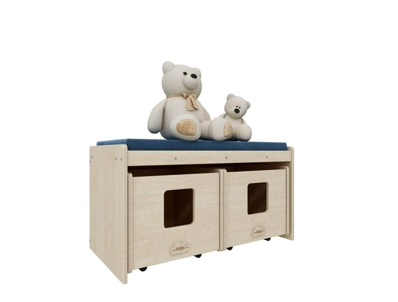 Kids Toy Bench With Storage