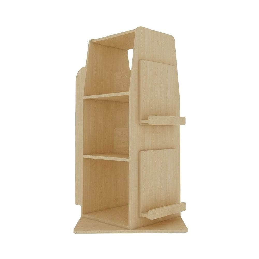 Kids Wooden Revolving Bookcase Bookstand - H100cm