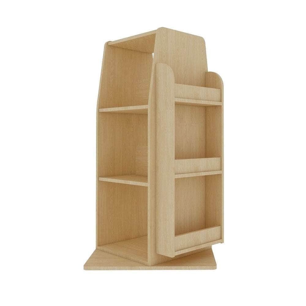 Kids Wooden Revolving Bookcase Bookstand - H100cm