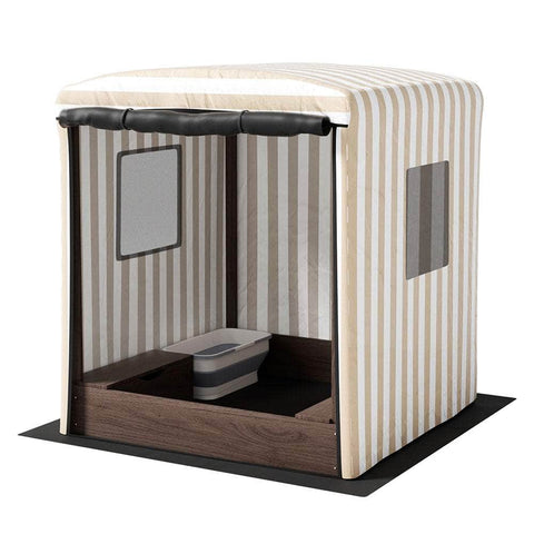 Kids Wooden Sandbox With Canopy & Window