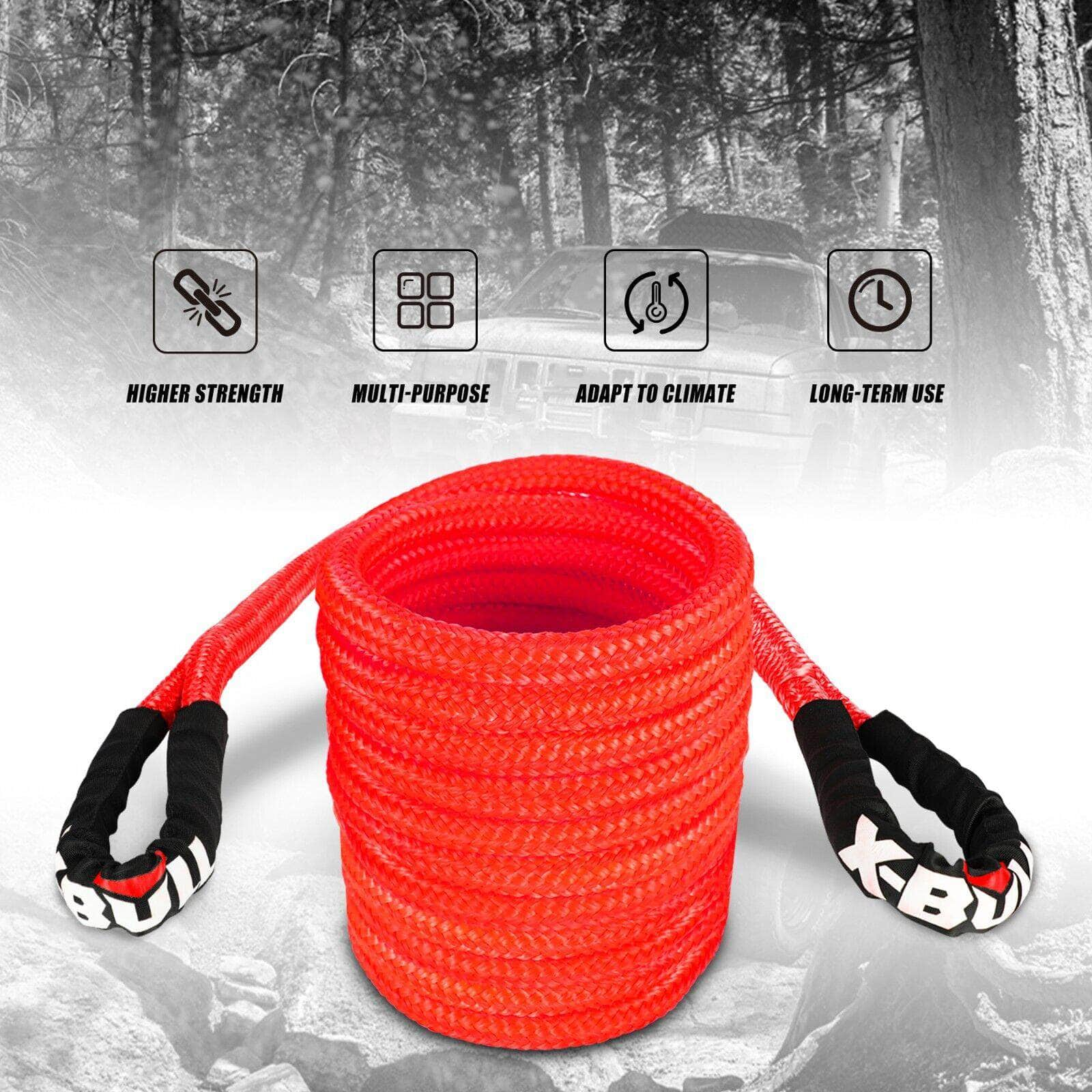 Kinetic Rope 22Mm X 9M Snatch Strap Recovery Kit Dyneema Tow Winch