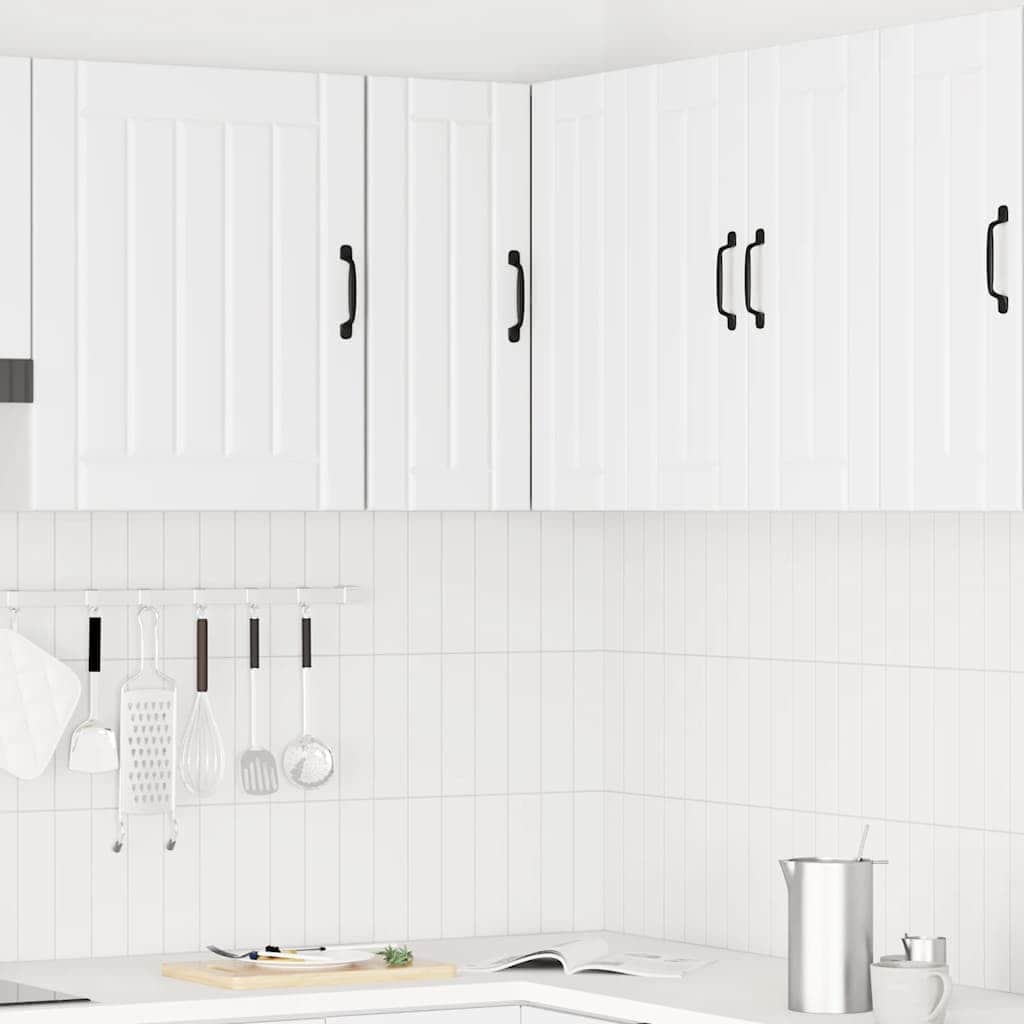 Kitchen Wall Corner Cabinet Kalmar White Engineered Wood