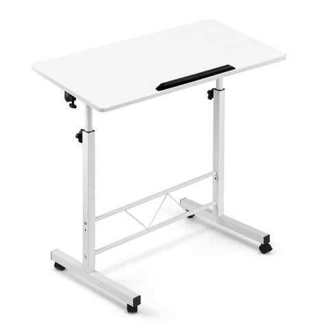 Laptop Desk Table Adjustable 80Cm White